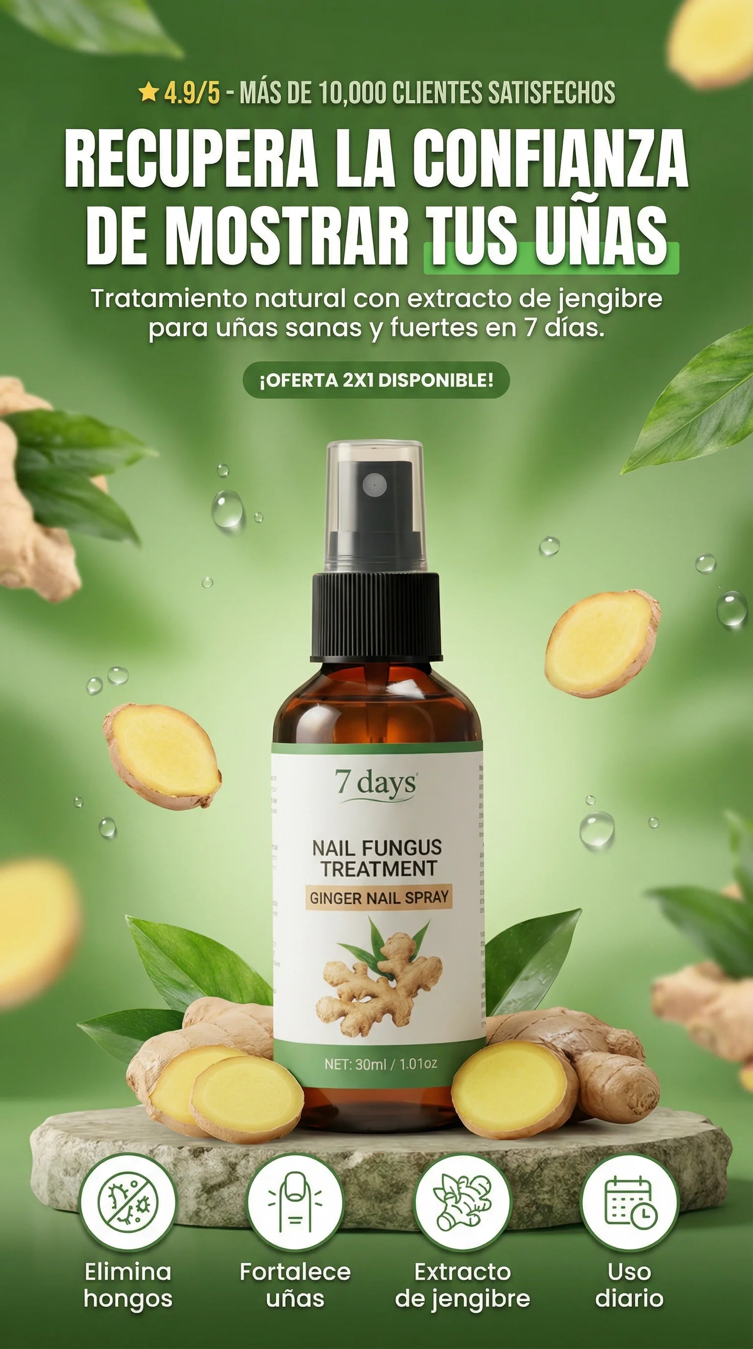 Spray Anti Hongos para Uñas