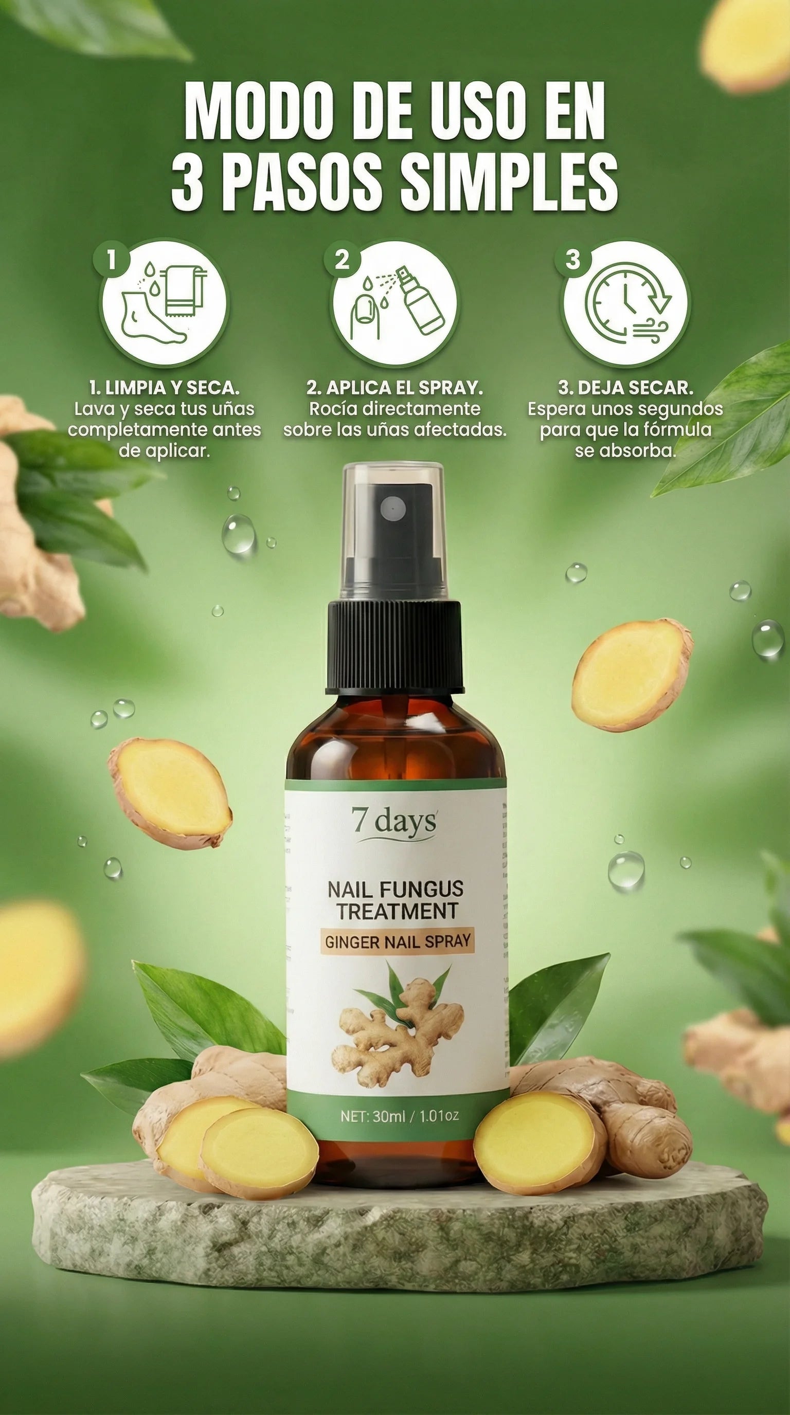 Spray Anti Hongos para Uñas